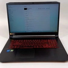 Acer nitro AN517-54 17.3" i7-11800H 2.3GHz 16GB RAM 1TB SSD GeForce RTX 3050 Ti