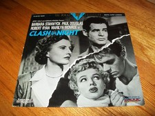 CLASH BY NIGHT Laserdisc LD THE RKO CLASSIC COLLECTION VERY GOOD CONDITION RARE