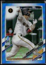 Takumi Ohshiro 2021 Topps Chrome NPB #203 Blue Refractor #/150 Yomiuri Giants