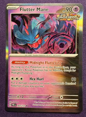 Flutter Mane 43 /131 - Prismatic Evolutions - Holo - Pokemon (NM/LP)