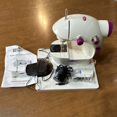 Sew Mighty Mighty Mini Electric Sewing Machine w/ Accessories & Manual