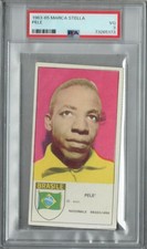 PSA 3 Pele 1963 Marca Stella Rare Trading Card