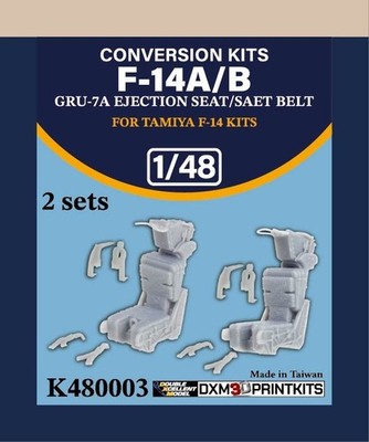 DXM 1/48 F-14A/B TOMCAT GRU-7A EJECTION SEAT/SEAT BELT KIT (FOR TAMIYA) K480003