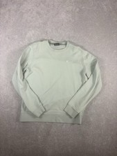 Nike Sportswear Crewneck Sweatshirt Mens Large Lt Green Mini Swoosh Fleece Nsw