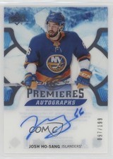 2017-18 Upper Deck Ice Ice Premieres Auto 97/199 Josh Ho-Sang #IPA-JH Auto 7b5