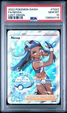 2022 Pokemon Sword & Shield Lost Origin Fa Nessa #TG27 PSA 10 Gem Mint