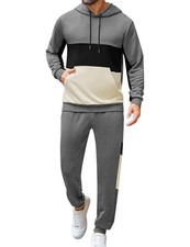 Sweatsuits for Men 2 Piece Hoodie Men's Jogging Tracksuit Set Casual Athletic...