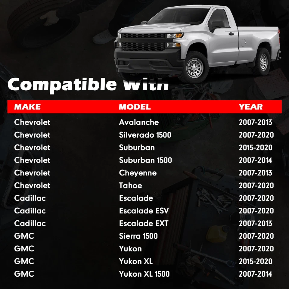 Ejes de eje CV delanteros 4x4 6 tacos para Chevy GMC Silverado Sierra 1500 Tahoe Yukon Foto 4 de 4