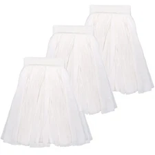 KLEEN HANDLER Disposable Industrial Mop Head Replacement, Non-Woven Cut End F...