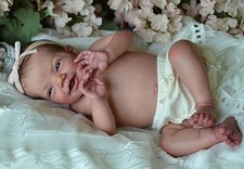 Anano Reborn Baby Dolls 20" Full Silicone Body Realistic Newborn Girl Anatomical