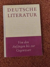 DDR-Buch: Deutsche Literatur - Von den Anf&auml;ngen bis zur Gegenwart, 1962