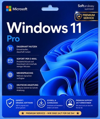 Microsoft Windows 11 Pro | Sofort | Premium Service 24/7