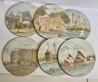 Runde Jason Tischsets verpackt Sydney Scenic mit Box VINTAGE 6er Set