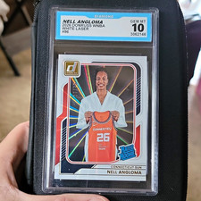 Donruss 2026 WNBA Nell Angloma #96 White Laser Rated Rookie 30/75