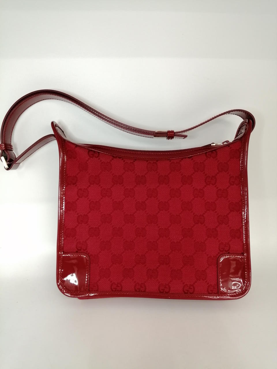 Gucci 001 4206 Leather Shoulder Bag in Black