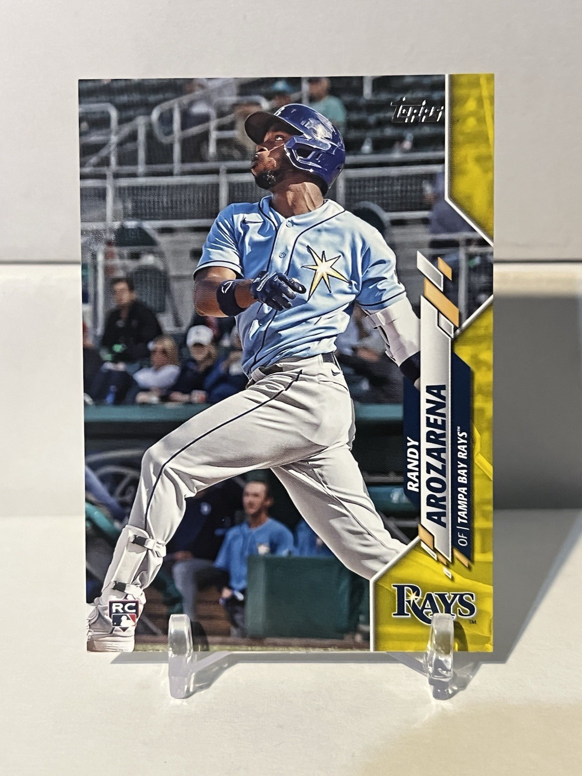 2020 Topps Update #U-208 Randy Arozarena Walgreens Yellow Rookie RC Rays