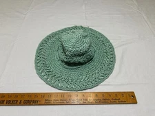 Panama Jack Womens Sun Hat Paradise Style Aqua Wide Brim Crochet Beach Pool