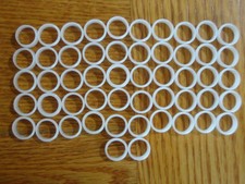 52 Pack Lot of 3/8" Delrin Plastic Compression Ferrule Sleeves 52 
