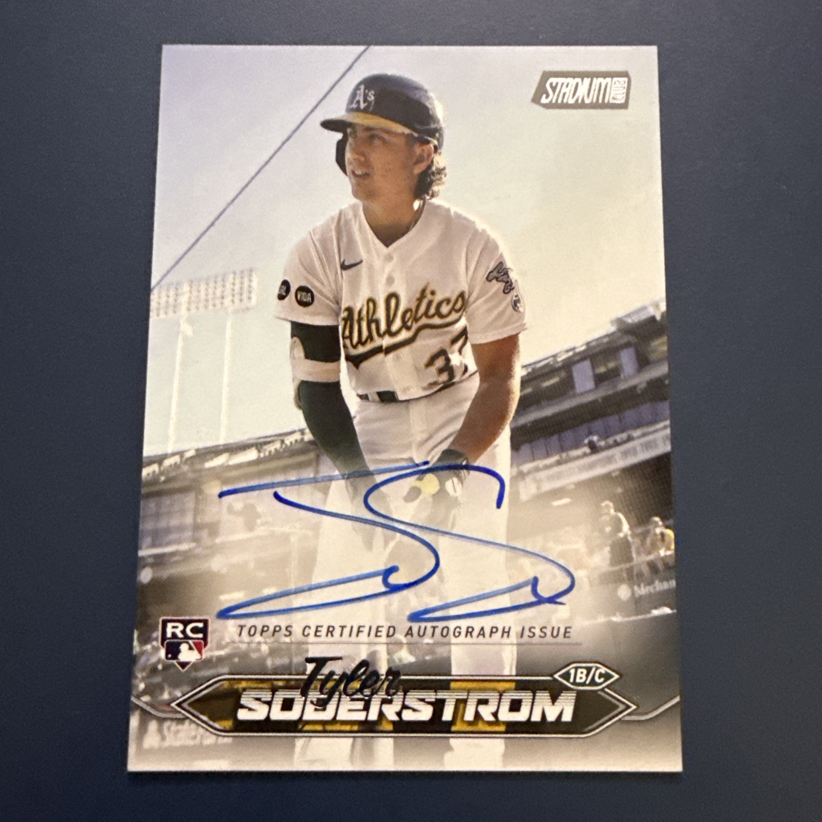 2024 Topps Stadium Club - Autographs Tyler Soderstrom #SCBA-TS (AU, RC)