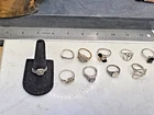 Sterling .925 Assorted Lot of Designer and vtg rings 29.77g  10 rings