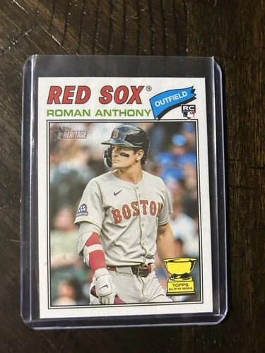 2026 Topps Heritage #86 RC Roman Anthony Boston Red Sox ROOKIE CARD