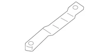 Genuine Nissan Rear Floor Pan Rear Bracket G45D2-3JAMB