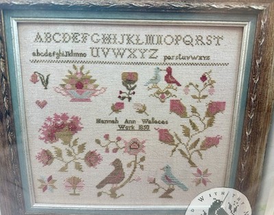 With Thy Needle & Thread HANNAH ANN WALLACE 1850 Cross Stitch Chart #CS296