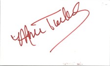 Ann Turkel Signed 3x5 Index Card Autographed