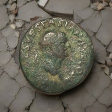 Roman As Vespasian PROVIDENT SC 77-78AD