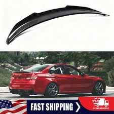 Rear Trunk Spoiler Wing-PSM Style For 14-20 BMW F32 428i 430i 435i 440i Carbon