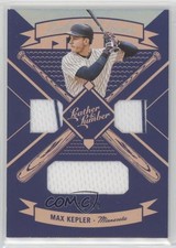2019 Panini Leather & Lumber and Triple Relics Silver /99 Max Kepler #LLT-MK 0a6