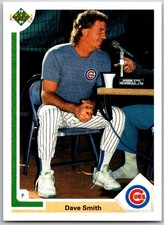 ⚾ 1991 Upper Deck #704b Dave Smith Chicago Cubs