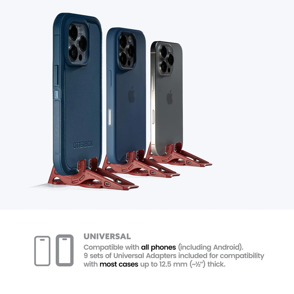 Pocket Tripod PROv2 Wallet-Size iPhone Tripod - Universal Kit (Blood Red) - Image 4 of 4