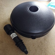 7Kg / 7 Litre Capacity Water Filled Garden Parasol / Umbrella Base in Black NEW