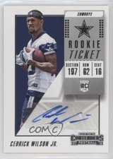 2018 Panini Contenders Rookie Ticket Auto Cedrick Wilson Jr #190 Auto rf2