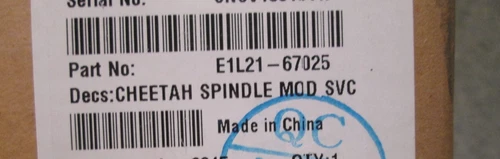 HP Designjet 60044 Cheetah Paper Spindle 44" NEW Factory Box
