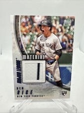 BEN RICE 2025 Topps Baseball Major League Materials #MLMBR RC JERSEY Pinstripe