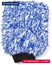 Microfiber Car Wash Mitt 8x10 Ultra Absorbent Auto Washing Mitt Scratch Free