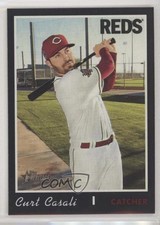 2019 Topps Heritage High Number Black Border /50 Curt Casali #642 s7f