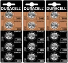 Duracell CR2032 3V Genuine Lithium Batteries DL2032 Button Batteries