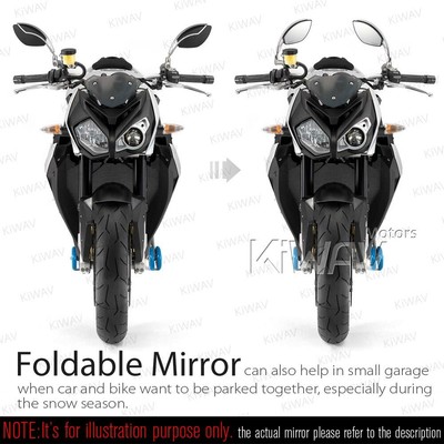 Orca motorcycle mirrors M10 metric fits Buell Ulysses XB12XT Moto 