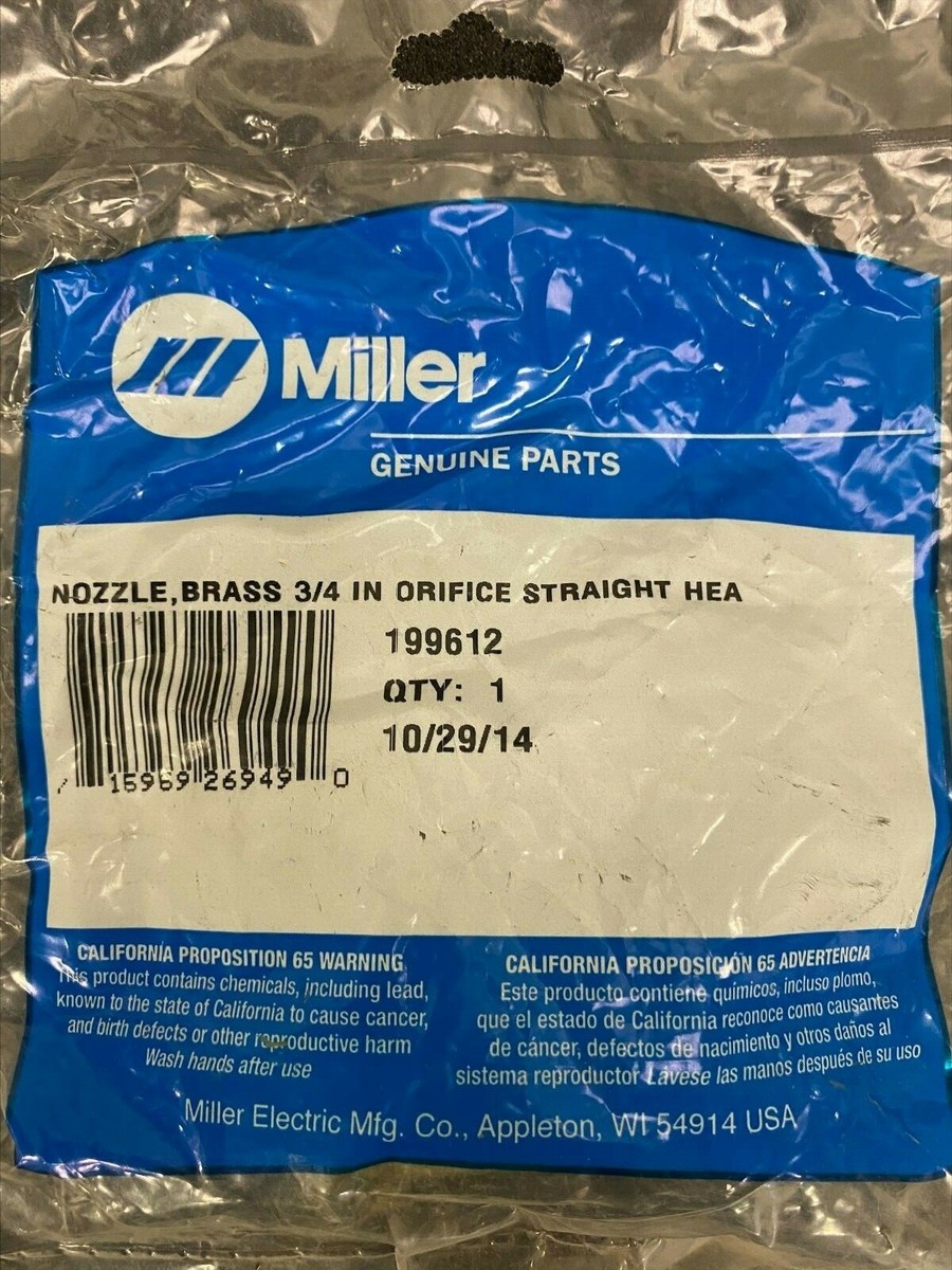 Miller 128535 Slip Type Nozzle - .545 Orifice 2-Pack Replacement