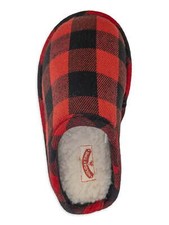 Holiday Time Family Kid's Plaid Slippers Size 9-10