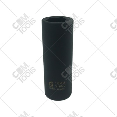 Sunex Heavy Duty 16mm Deep 3/8" Drive 6 Point Impact Socket 316 MD Sunex Heavy Duty 16mm Deep 3/8" Drive 6 Point Impact Socket 316 MD