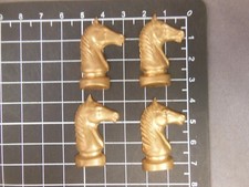Brass Horse Head stamping x4  osb187 