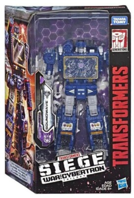 TRANSFORMERS GENERATIONS BELAGERUNGSKRIEG FÜR CYBERTRON SOUNDWAVE - ACTIONFIGUR WFC
