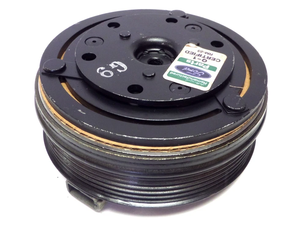 AC Clutch and Coil Compressor Assy Ford Bronco F150 F250 F350 4.9L 5.0L 5.8L - Image 2 of 4