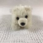 aurora white fuzzy polar bear plush 2017 8in