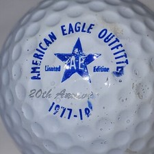 American Eagle Outfitters 20th Anniversary 1977 Logo Golf Ball L-27-4 - 1ct