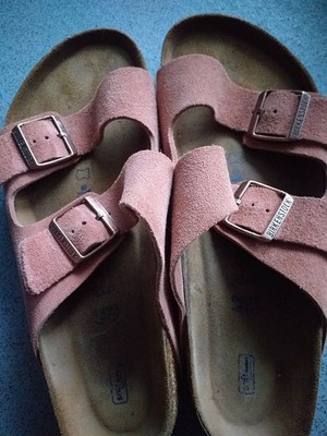 pink suede sandals uk